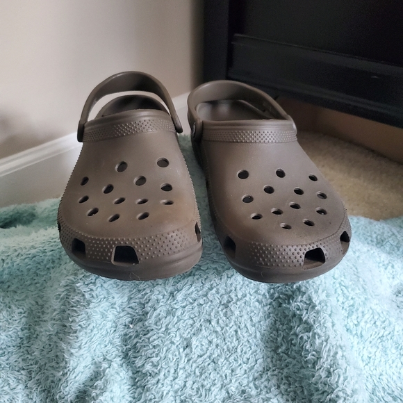 Crocs Brown Unisex Classic Clog sz. 10W - Picture 4 of 8